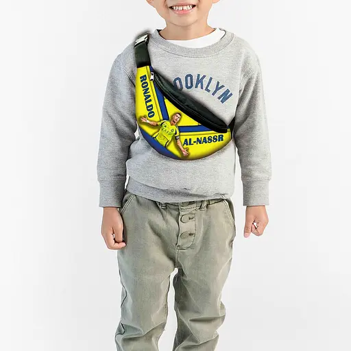 Набір дитячий Футбол Кріштіану Роналду рюкзак 36х27см сумка-бананка, кружка з принтом для хлопчика (01611) - фото 3