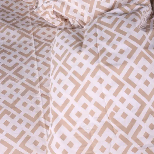 Комплект постільної білизни бязь MIRSON Abstract Beige 110х140см (2200013164678) - фото 4
