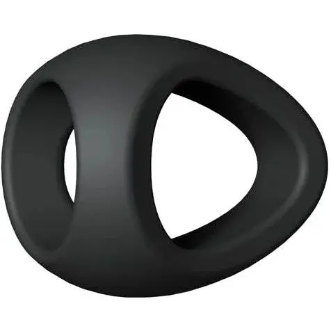 Эрекционное кольцо двойное Love To Love Flux Ring - Black Onyx - фото 2