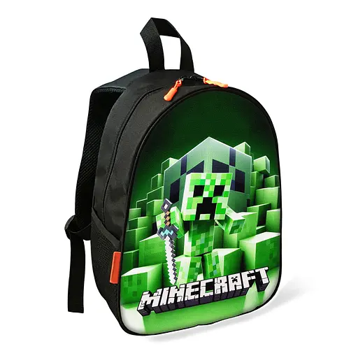 Рюкзак Minecraft Крипер детский школьный/городской 34х27х13 см для мальчика (02444)