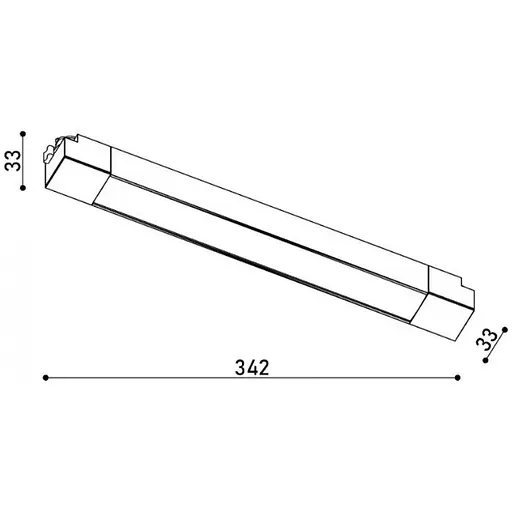 Світильник трековий однофазний Kloodi KD-Line TR342 PC 20W 4K BK - фото 3