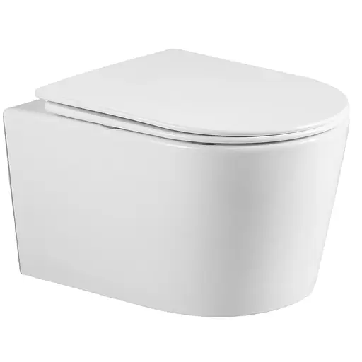 Унитаз подвесной Mixxus Bevel-0302-T3 520x360x365 мм, система смыва Tornado 3.0 MI6705, Белый - фото 1