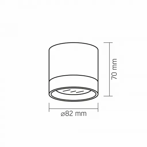 Світильник Videx IP44 під лампу GX53 накладний Білий VL-SPF19A-W - фото 4