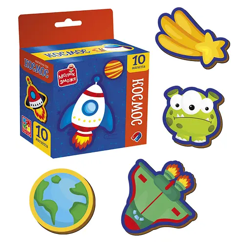 Гра развивающая, набор магнитов Космос