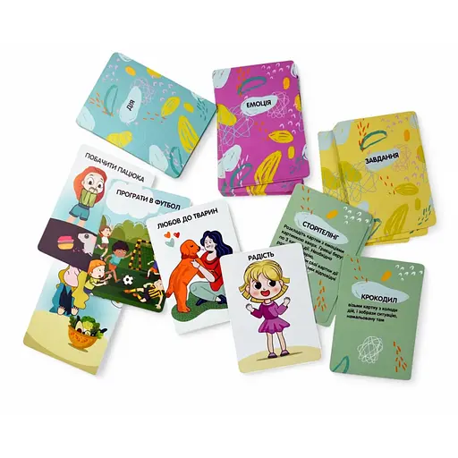 Настільна гра "Емоції" УМНЯШКА 2262-UM 37 карток, 7 варіантів гри - фото 4