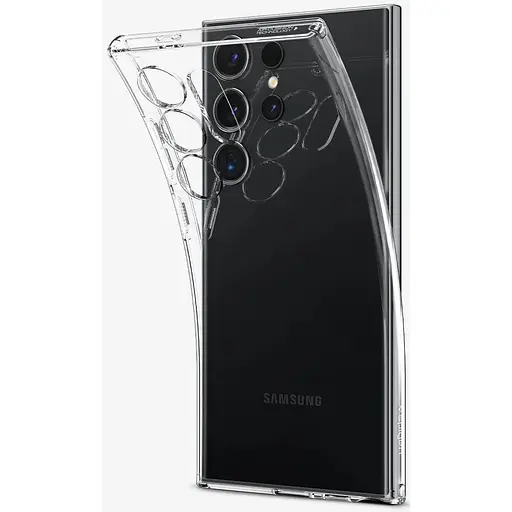 Оригинальный противоударный чехол Spigen Liquid Crystal Flex для Samsung Galaxy S23 Ultra (6.8") ACS05610 - фото 9