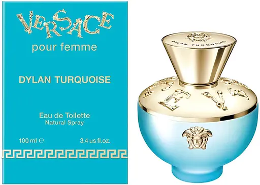 Оригінал Versace Dylan Turquoise pour Femme 100 мл туалетна вода - фото 1