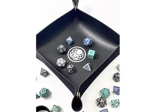 Настільна гра Планета Ігор Лоток для кубиків Ктулху (чорний) (Dice tray Cthulhu black) (pi-dt001) - фото 4