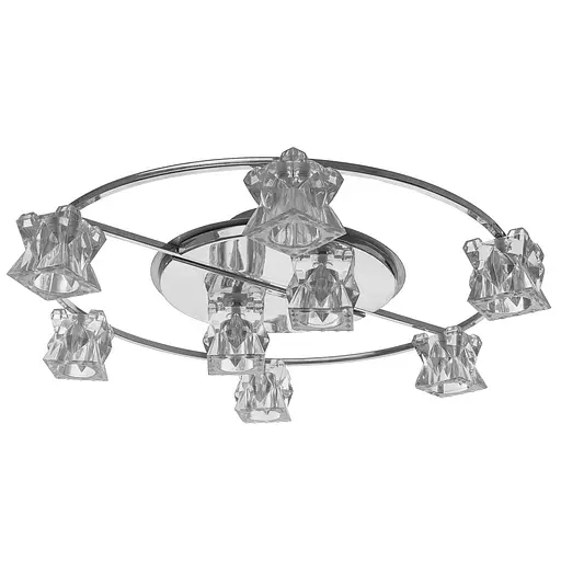 Люстра потолочная Brille галогенная G4 20W CH (HTL-11C/8)