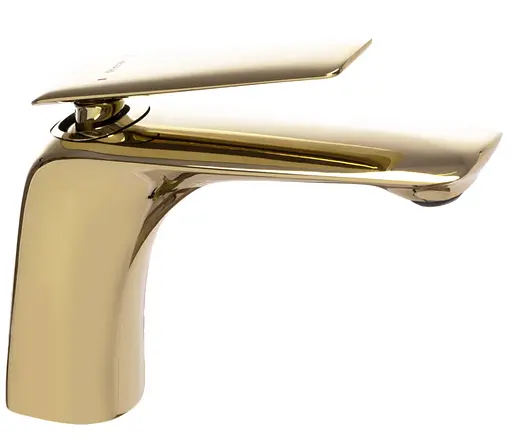 Смеситель для умывальника Rea Jager низкий gold REA-B5120 Золотой - фото 2