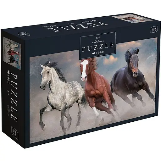 Пазлы трехслойные Interdruk Horses 1, 1000 шт. (384966)