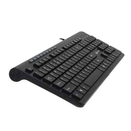 Клавиатура MeeTion Wired Standard Multimedia Ultrathin Keyboard K842M RU/EN раскладки - фото 3