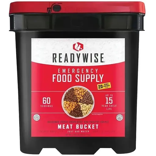 Набор сублимированного мяса Readywise с большим сроком хранения 15 лет 60 порций