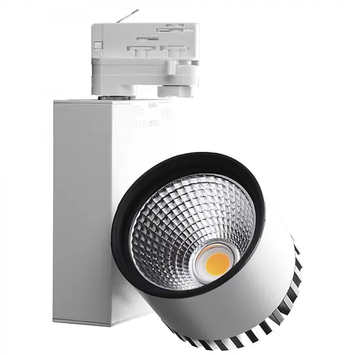 Светильник трековый поворотный LED 401/34W WW COB WH Brille L105-012 - фото 5