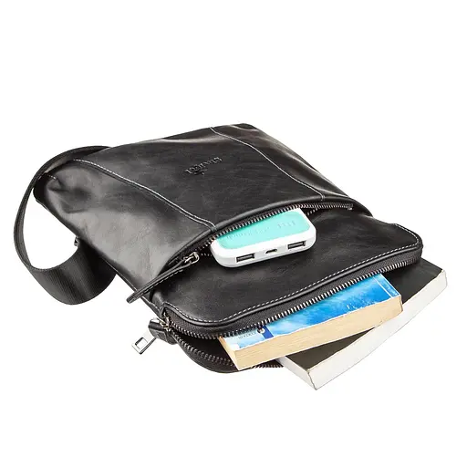 Сумка кожаная мужская SHVIGEL 20,5х26х2 см sum0012895 - фото 3