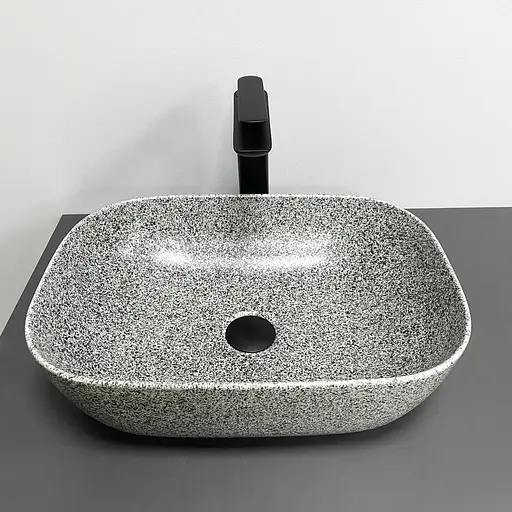 Умивальник VBI Ravenna space grey matt накладний VBI-011222, Сірий - фото 2