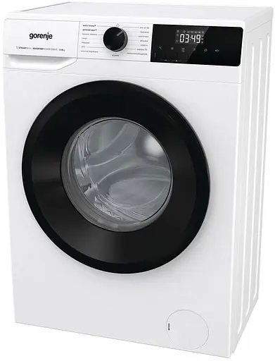 Стиральная машина Gorenje фронтальная 8 кг 1400 A+++ 55 см дисплей пара инвертор белый - фото 7