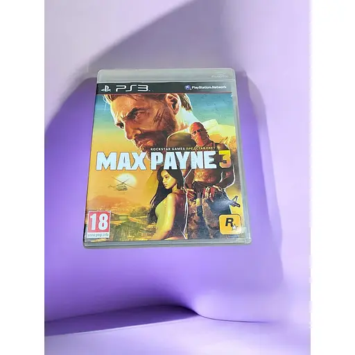 Локализованный диск на PlayStation 3 лицензия Max Payne 3
