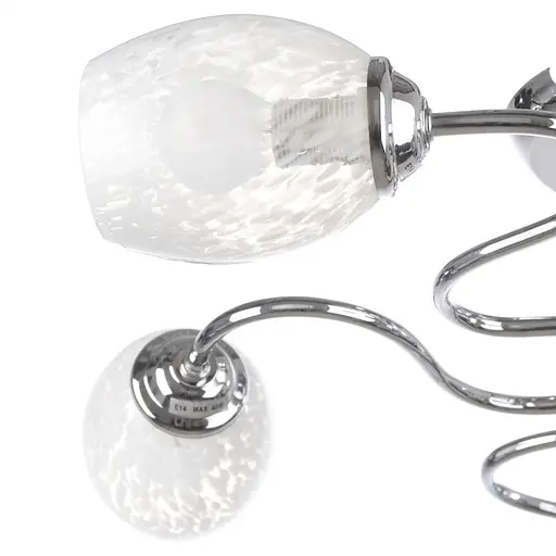 Люстра потолочная Brille классическая E14 40W CH (LK-218C/5) - фото 2