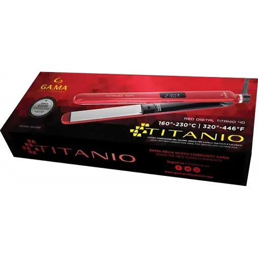 Випрямляч для волосся Ga.Ma 4D Titanio Red GI2515 [146696] - фото 3
