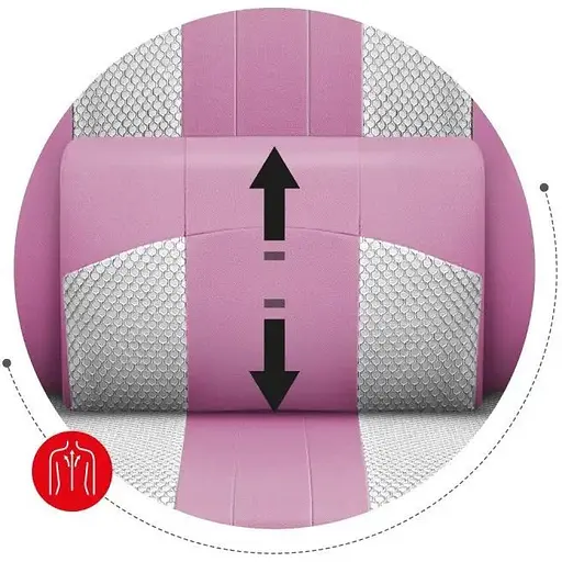 Комп'ютерне крісло Huzaro Force 4.7 Pink (тканина) - фото 5