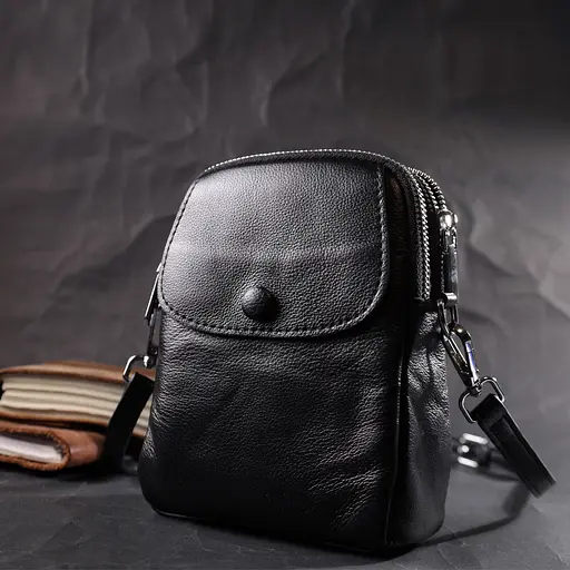 Жіноча шкіряна сумка Vintage 14,5х18х7 см 000275464 - фото 8