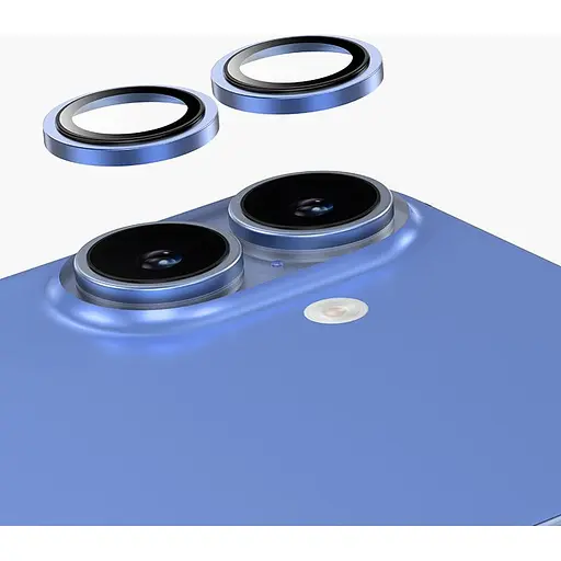 Захисне скло на камеру iLera FocusPro Lens для Apple iPhone 16/16 Plus Blue (iLFPBl16) [124804] - фото 5