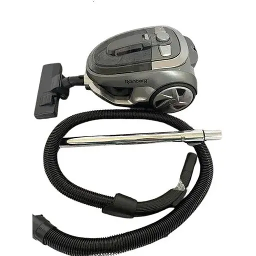 Пылесос с контейнером Rainberg RB-659-S 4 л колбовый без мешка для сухой уборки 4200 Вт Серый - фото 1