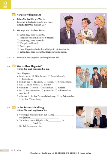 Menschen A1. Berufstrainer mit Audio-CD - фото 5