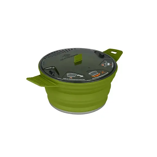 Набор посуды Sea To Summit X-Set 315pc Storage Sack Olive Pot Bowl & Mug Sand Bowl & Mug (1033-STS AXSETSS31OL) - фото 11