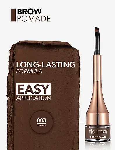 Помадка для брів Flormar Brow Pomade Brown тон 003, 2 г (8000019545192) - фото 4