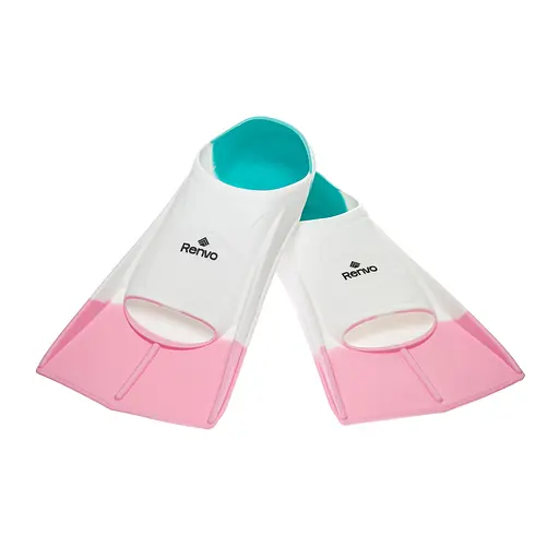 Короткі ласти для тренування в басейні Renvo Frio із закритою п'ятою різнокольоровий розмір 24-26 (SF100-65 24-26) - фото 5