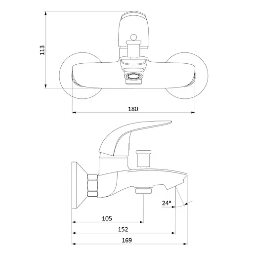 Змішувач для ванни DAMIXA Palace Bit 311000000 - фото 9