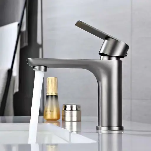 Смеситель для умывальника Platinum PVD AR28 черный - фото 2