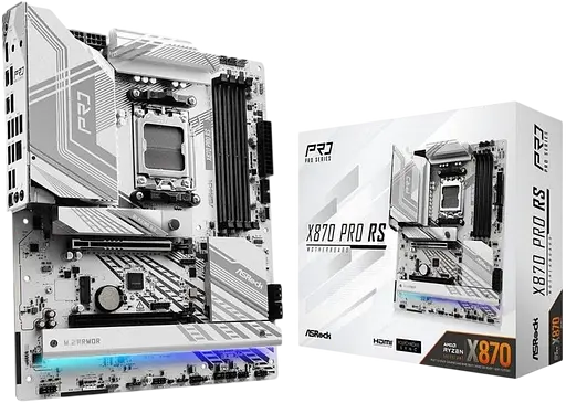 Материнская плата ASRock X870 RS WiFi Socket AM5 (X870 RS WIFI) Б/У
