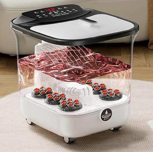 Ванна гидромассажная для ног и ступней Nanjiren NJR-818K с роликовым массажем и подогревом - фото 8