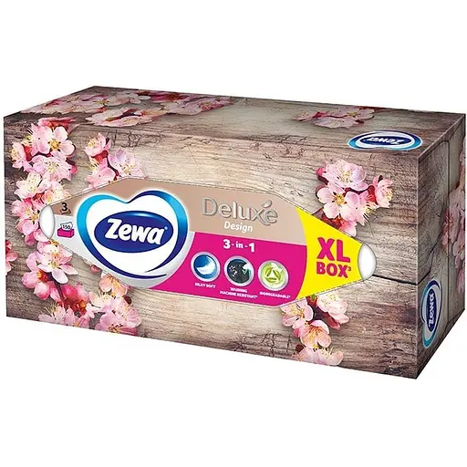 Уцінка. Серветки тришарові Zewa Deluxe 150 шт. (49861)