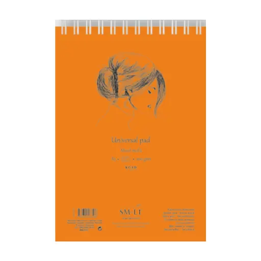 Альбом на спіралі  SM-LT Art Authentic mixed media А5 200 г/м2 40 аркушів білий колір   - фото 2