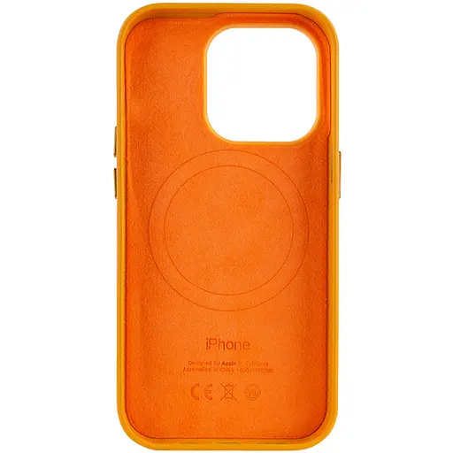 Шкіряний чохол Epik Leather Case AA Plus with MagSafe для Apple iPhone 13 Pro Max 6.7 Golden Brown - фото 2