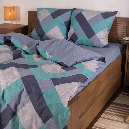 Комплект постільної білизни Viluta полуторний ранфорс 22176 100% бавовна - фото 2