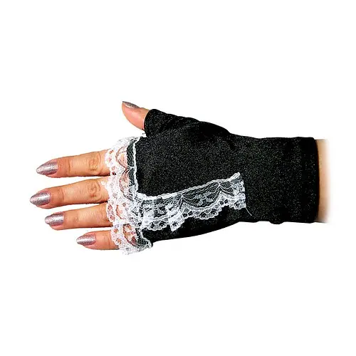 Рукавички-мітенки з гіпюром - фото 1