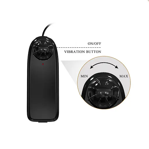 Вібратор Baile Beautiful Encounter RealDeal 9.4", 24 см (коричневий) - фото 5