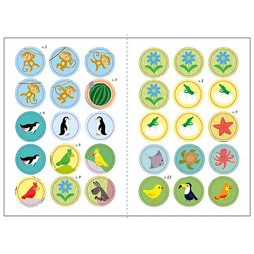 Книжка с наклейками Малыш Кис-Кис "Зоопарк" 1841003, 12 страниц - фото 4