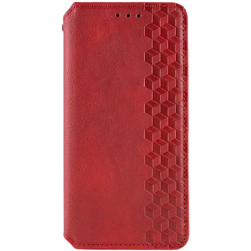 Шкіряний чохол-книжка Getman Cubic PU для Oppo A98 Червоний