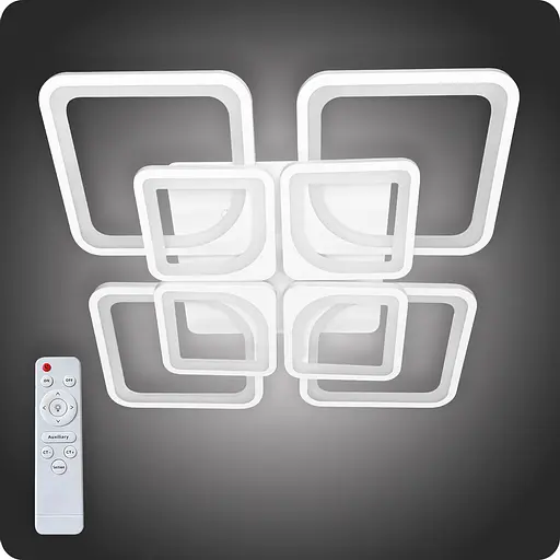 Люстра світлодіодна 517 Dlight з пультом 135Вт Білий (02069) - фото 1