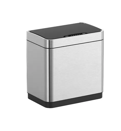 Мусорное ведро сенсорное прямоугольное Koer TC-020312-02 12 л нержавейка (KR5586)  - фото 2