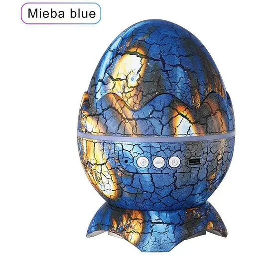 Нічник проектор "Яйце Дракона" зоряне небо світильник галактика голубий - фото 10