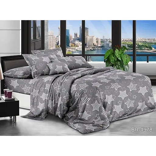 Комплект постільної білизни TAG Tekstil Євро 000210121 (BR-1978)