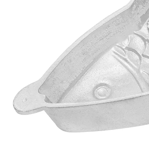 Форма алюмінієва кулінарна "Риба" для приготування випічки, заливного, холодця та желе, Ласунка Сірий 86609 - фото 4