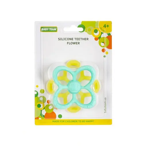 Дитяча іграшка прорізувач "Квітка" 4027 силіконовий - фото 3